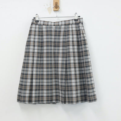 【中古】東京都 錦城高等学校 女子制服 3点（ニット・シャツ・スカート）sf014839