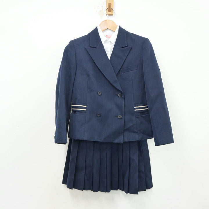 【中古】長崎県 長崎県立南高等学校 女子制服 3点（ブレザー・シャツ・スカート）sf014843