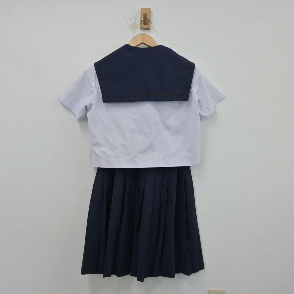 【中古】愛知県 愛知県立熱田高等学校 女子制服 2点（セーラー服・スカート）sf014848