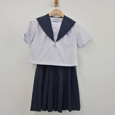 【中古】愛知県 愛知県立熱田高等学校 女子制服 2点（セーラー服・スカート）sf014849