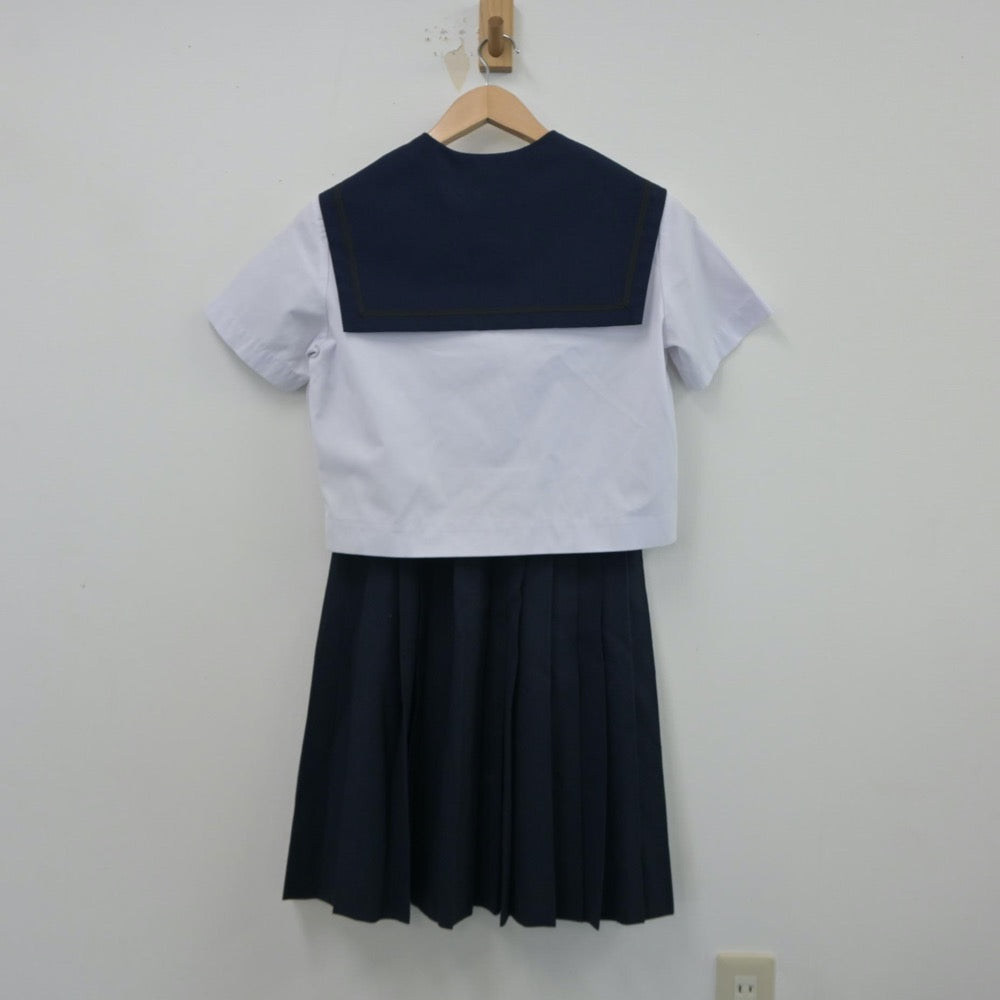 【中古】愛知県 愛知県立熱田高等学校 女子制服 3点（セーラー服・スカート）sf014850