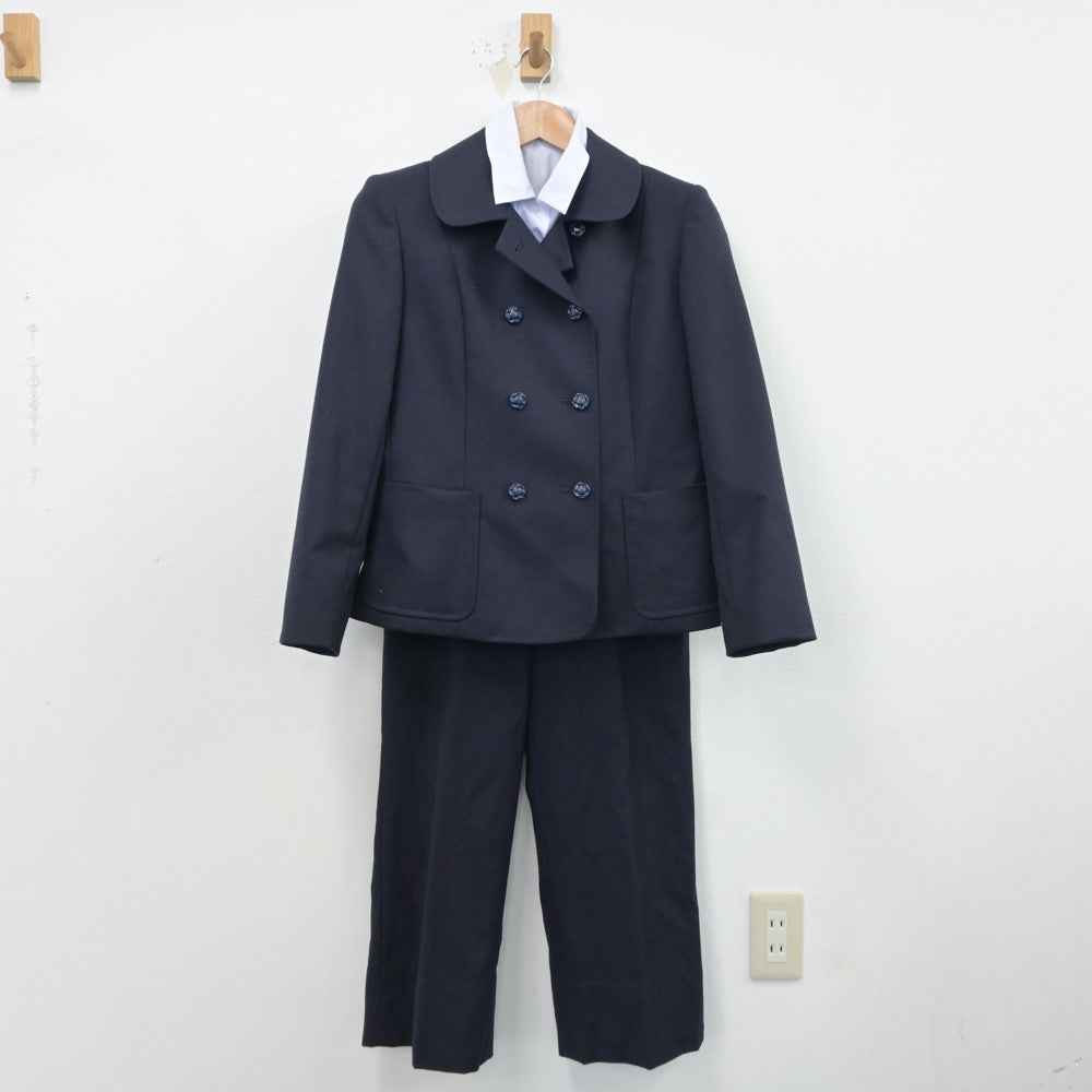 【中古】宮城県 尚絅学院高等学校 女子制服 4点（ブレザー・シャツ・ズボン）sf014857