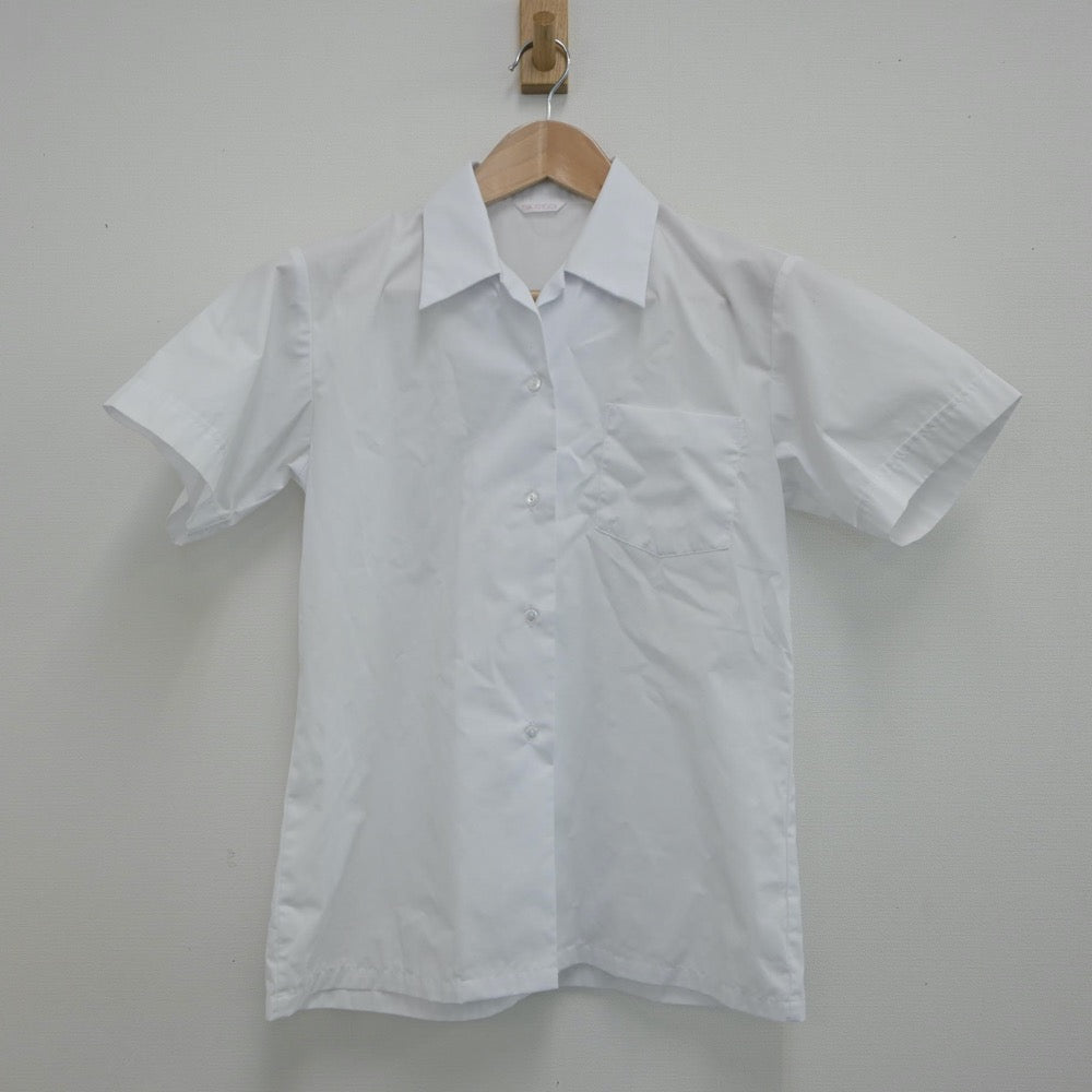 【中古】兵庫県 明石市立大久保中学校 女子制服 2点（シャツ・スカート）sf014860