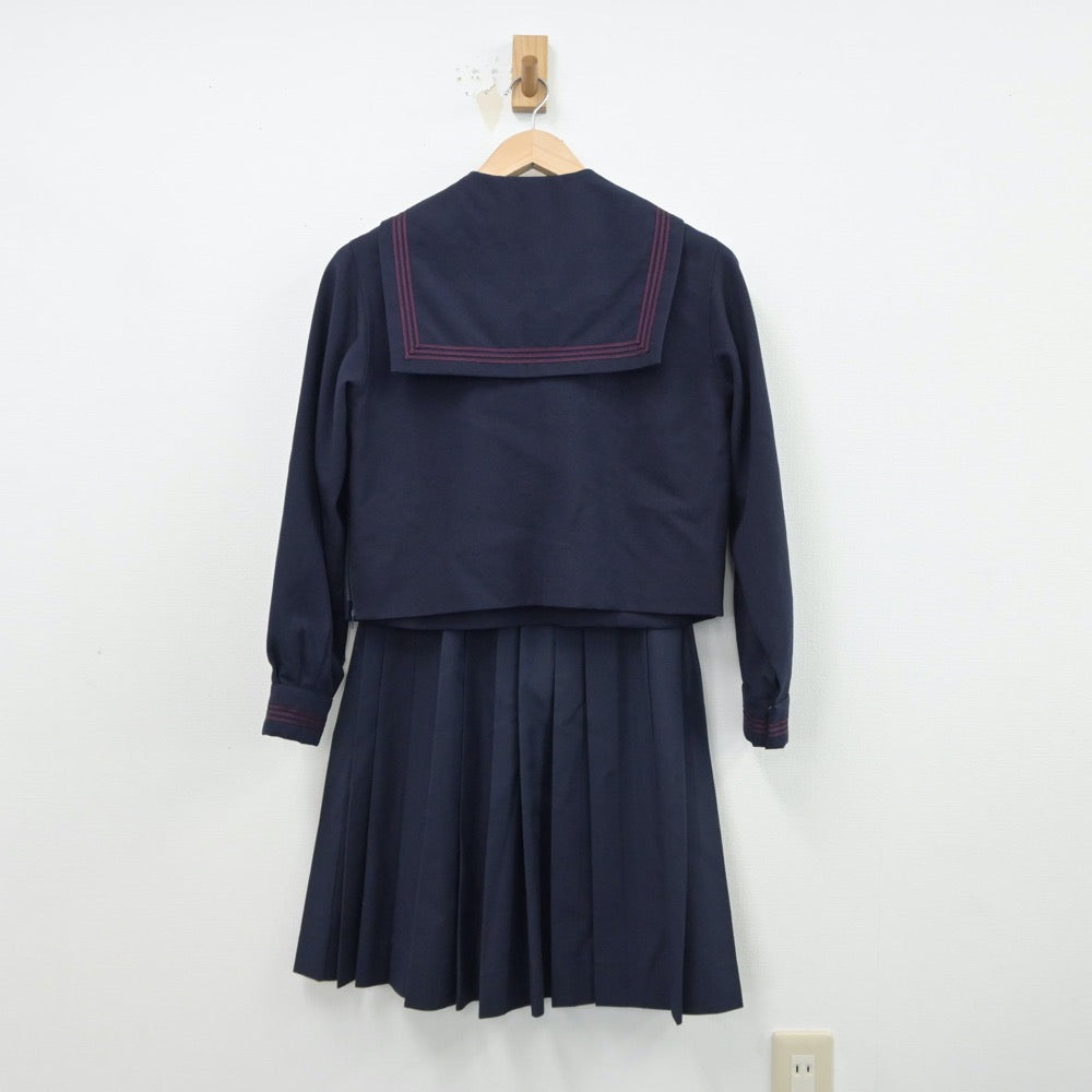 【中古】神奈川県 北鎌倉女子学園中学校 女子制服 4点（セーラー服・スカート）sf014861