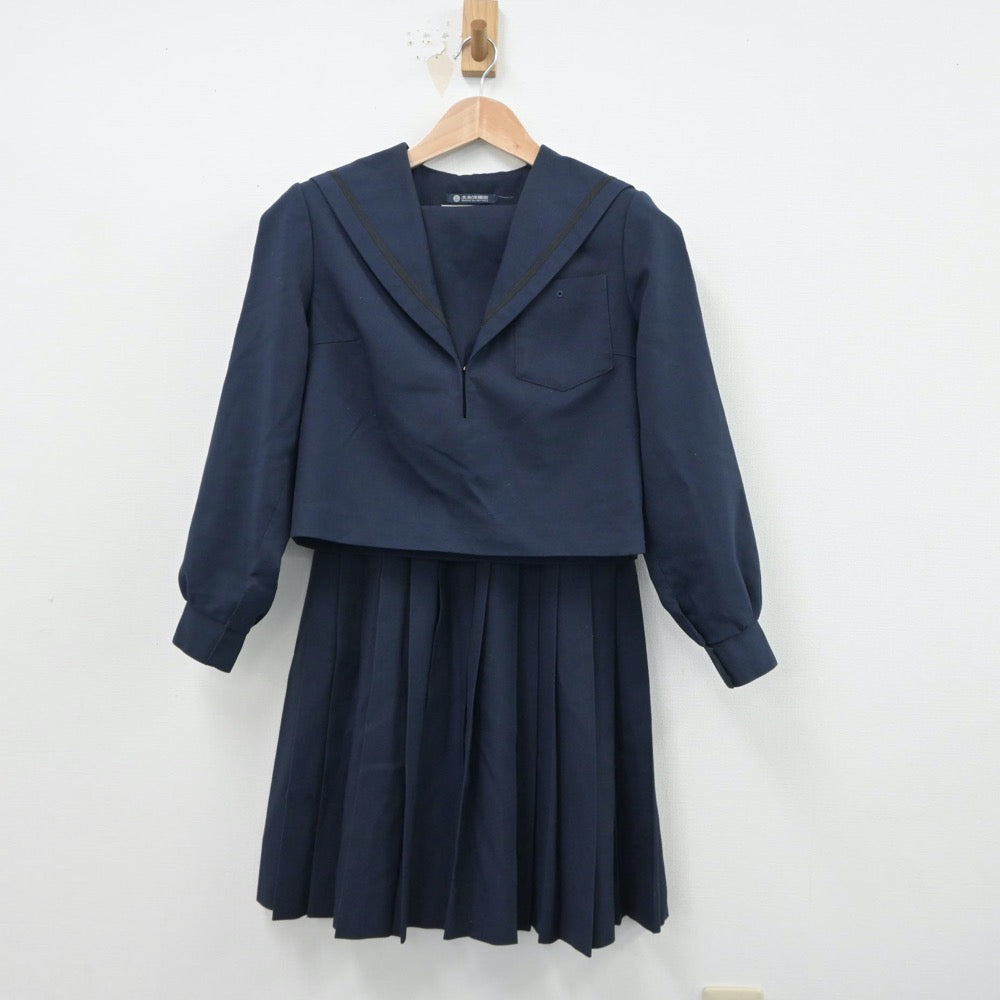 【中古】愛知県 愛知県立熱田高等学校 女子制服 3点（セーラー服・スカート・スカート）sf014863