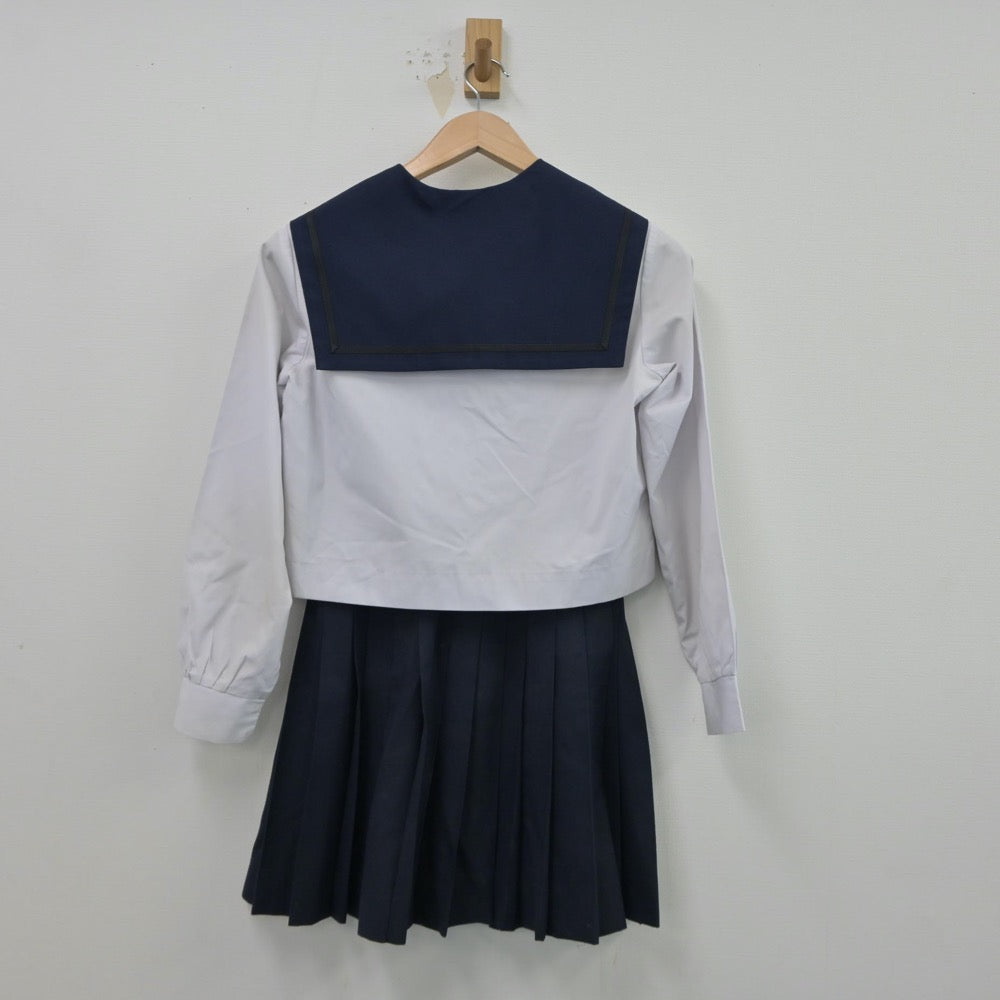 【中古】愛知県 愛知県立熱田高等学校 女子制服 2点（セーラー服・スカート）sf014864