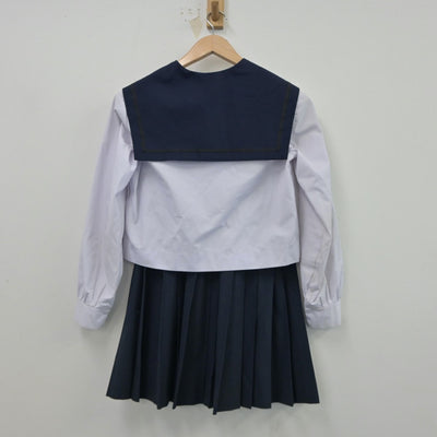 【中古】愛知県 愛知県立熱田高等学校 女子制服 2点（セーラー服・スカート）sf014865