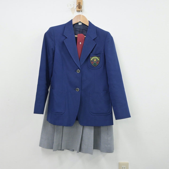 中古制服】山口県 山口県立華陵高等学校 女子制服 4点(ブレザー 中古制服】山口県 山口県立華陵高等学校 女子制服 4点(ブレザー