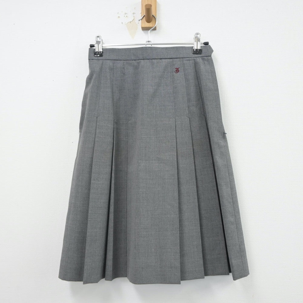 【中古】茨城県 常総学院高等学校 女子制服 2点（ベスト・スカート）sf014876