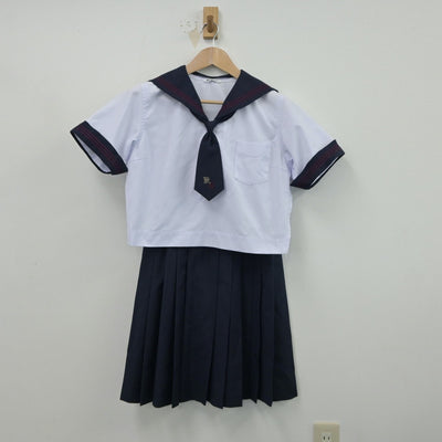 【中古】神奈川県 北鎌倉女子学園高等学校 女子制服 5点（セーラー服・スカート）sf014877