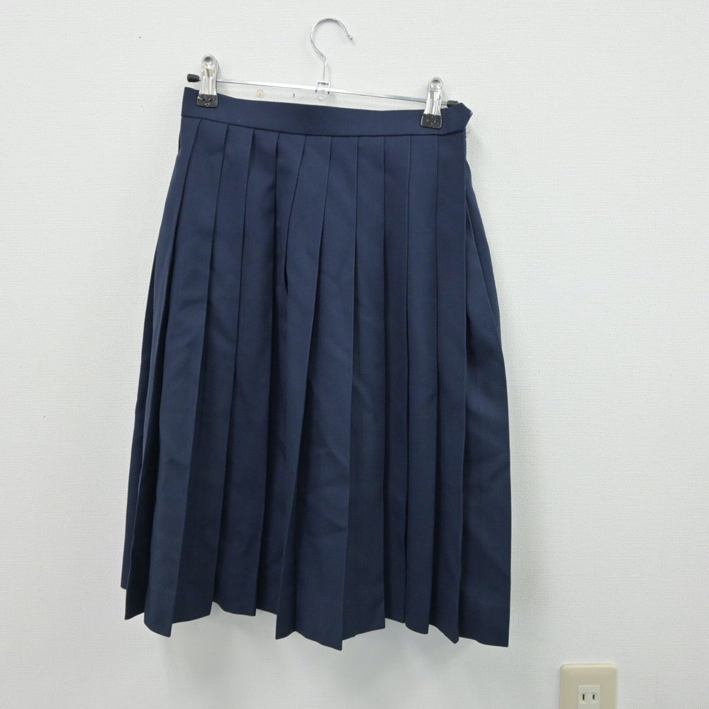 【中古】東京都 東久留米市立中央中学校 女子制服 4点（ブレザー・ベスト・スカート）sf014880