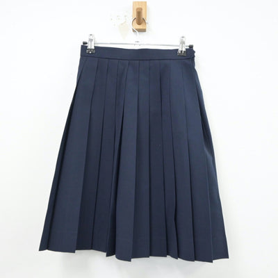 【中古】東京都 東久留米市立中央中学校 女子制服 2点（ベスト・スカート）sf014881