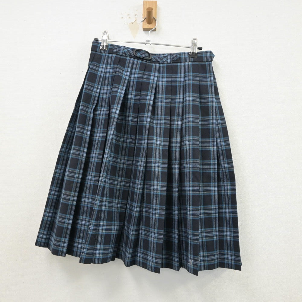 【中古】大阪府 大阪府立西成高等学校 女子制服 3点（ブレザー・ニット・スカート）sf014884