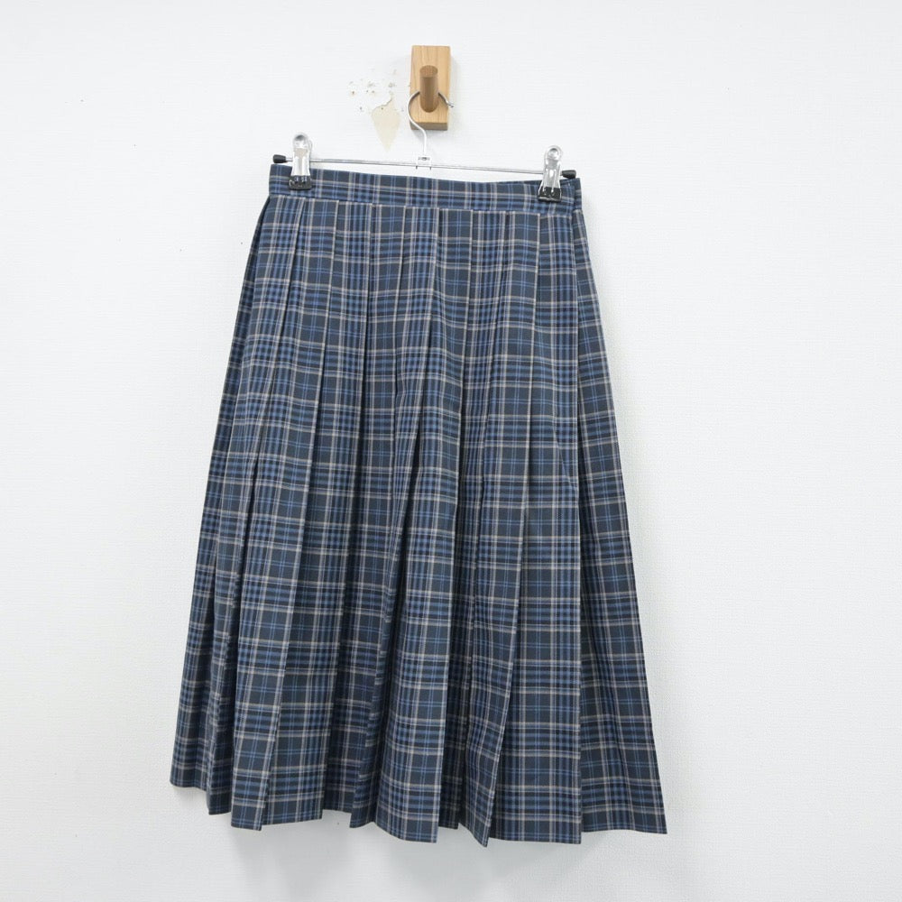 【中古】千葉県 千葉市立有吉中学校 女子制服 5点（ブレザー・ニット・スカート・スカート）sf014887