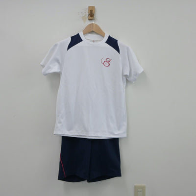 【中古】愛知県 安城生活福祉高等専修学校 女子制服 2点（体操服 上・体操服 下）sf014891