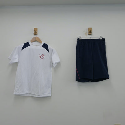 【中古】愛知県 安城生活福祉高等専修学校 女子制服 2点（体操服 上・体操服 下）sf014891