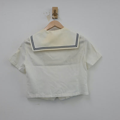 【中古】愛知県 桜花学園高等学校 女子制服 3点（セーラー服・ニット）sf014898