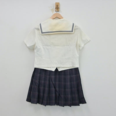 【中古】愛知県 桜花学園高等学校 女子制服 3点（セーラー服・スカート）sf014900