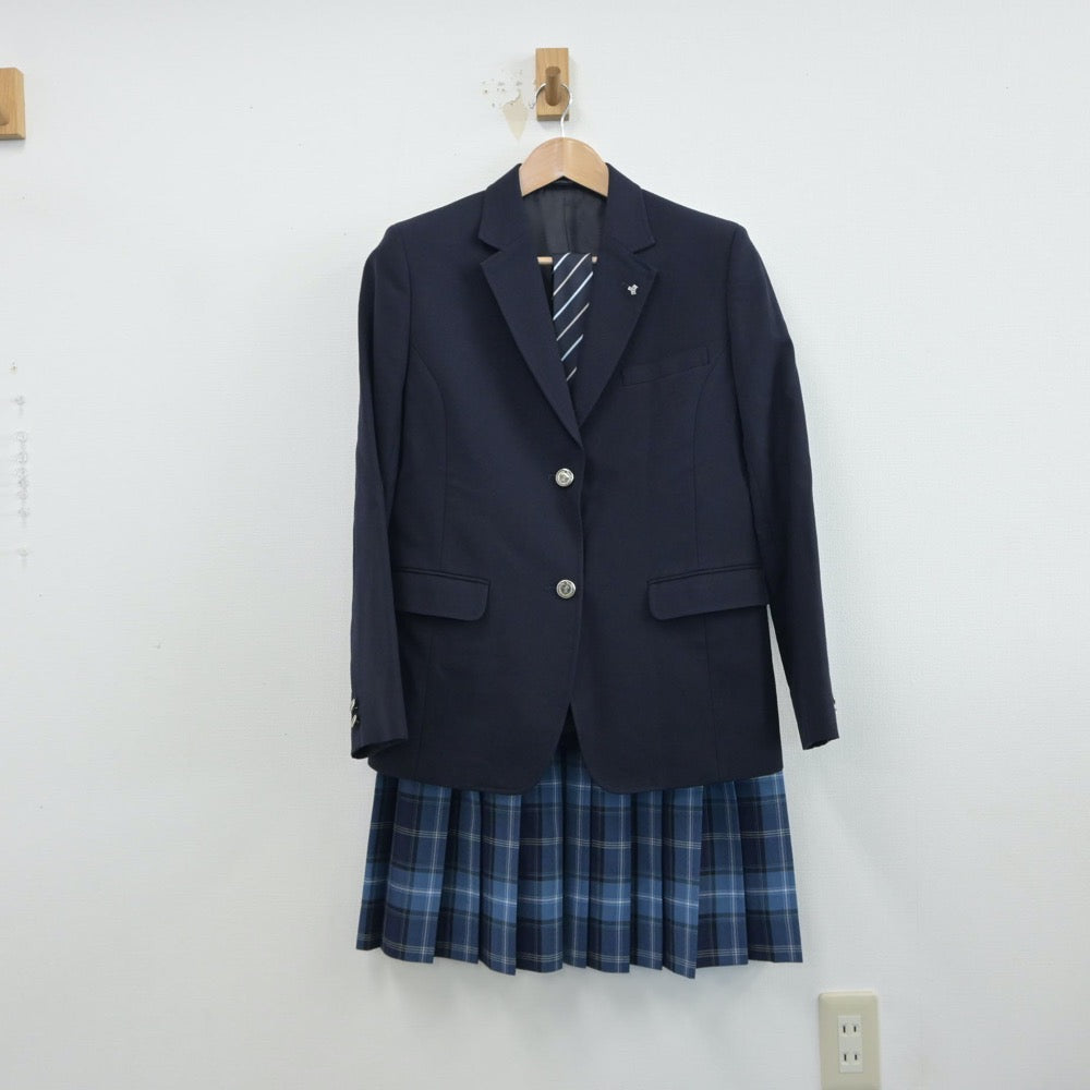 【中古】埼玉県 埼玉県立寄居城北高等学校 女子制服 3点（ブレザー・スカート）sf014908