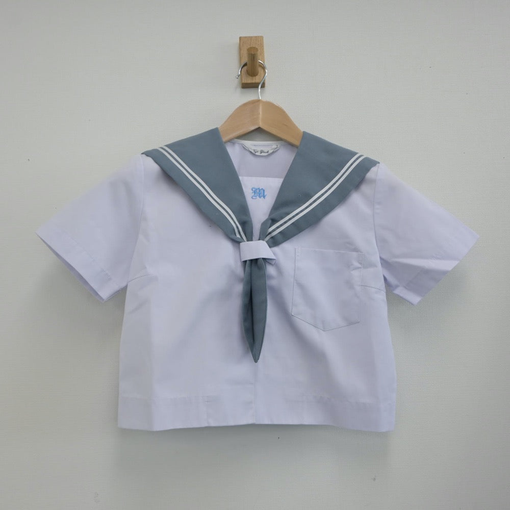 【中古】鹿児島県 薩摩川内市立川内南中学校 女子制服 4点（セーラー服・スカート）sf014920