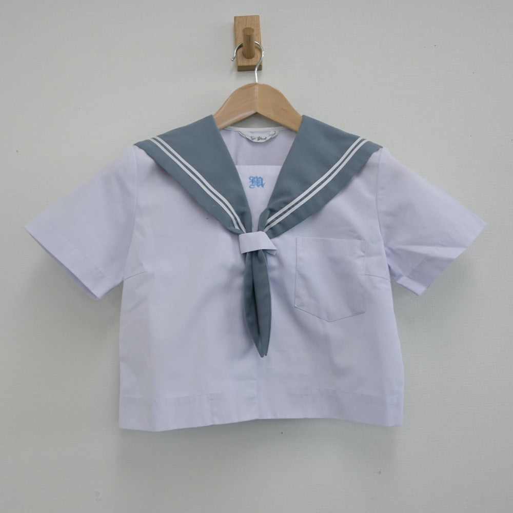 【中古】鹿児島県 薩摩川内市立川内南中学校 女子制服 3点（セーラー服・スカート）sf014921