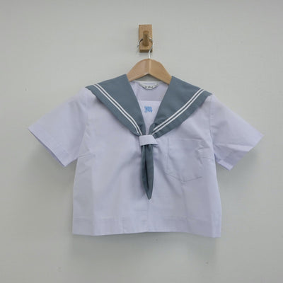 【中古】鹿児島県 薩摩川内市立川内南中学校 女子制服 3点（セーラー服・スカート）sf014922