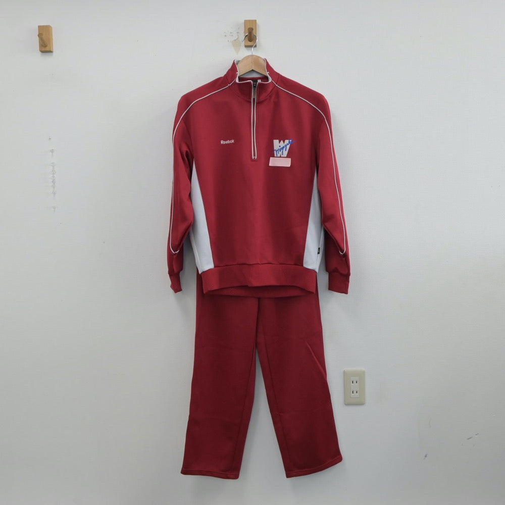 【中古】宮崎県 宮崎市立宮崎西中学校 女子制服 2点（ジャージ 上・ジャージ 下）sf014927