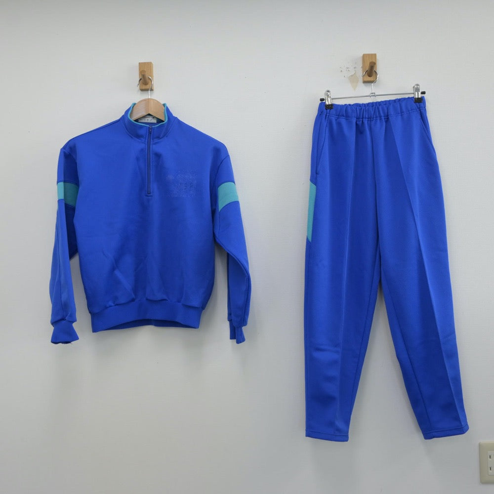 【中古】長野県 長野市立広徳中学校 女子制服 2点（ジャージ 上・ジャージ 下）sf014932