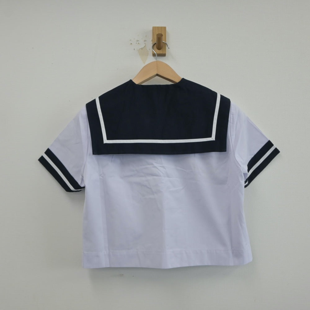 【中古】宮崎県 宮崎市立宮崎西中学校 女子制服 1点（セーラー服）sf014933