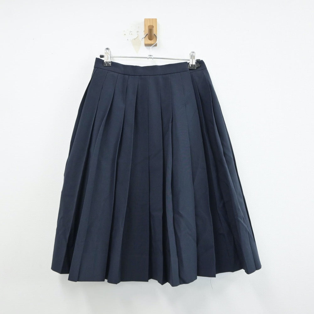 【中古】宮崎県 宮崎市立宮崎西中学校 女子制服 2点（セーラー服・スカート）sf014934