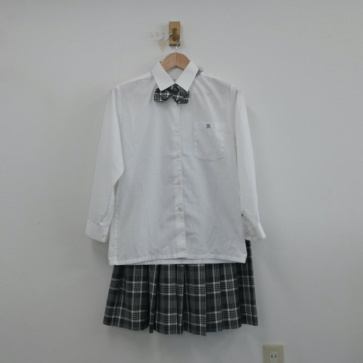 【中古】埼玉県 本庄東高等学校 女子制服 5点（ブレザー・シャツ・ニット・スカート）sf014940