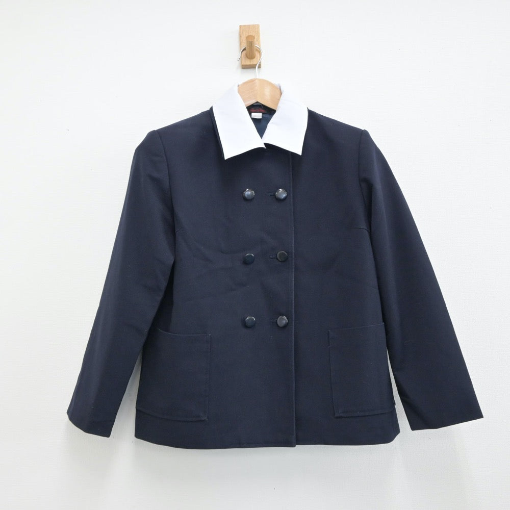 【中古】岡山県 倉敷市立福田中学校 女子制服 2点（ブレザー・スカート）sf014943