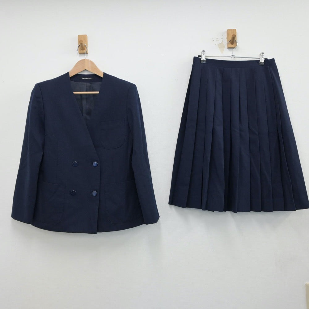 【中古】埼玉県 寄居町立寄居中学生 女子制服 3点（ブレザー・ベスト・スカート）sf014951