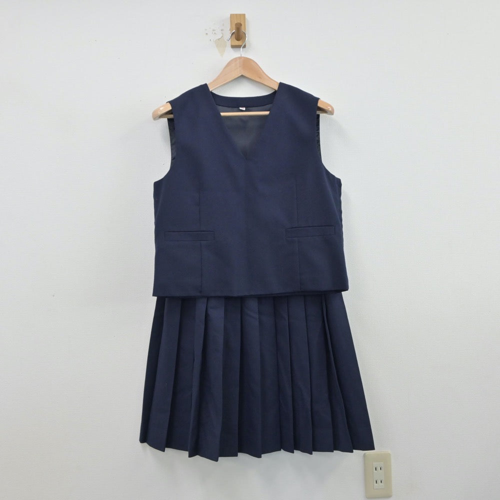 【中古】埼玉県 寄居町立寄居中学生 女子制服 3点（ブレザー・ベスト・スカート）sf014951