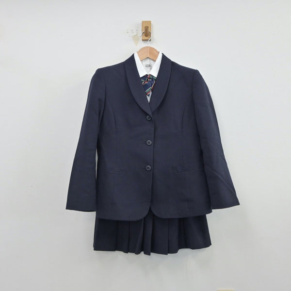 中古制服】岡山県 岡山県立倉敷中央高等学校 女子制服 5点（ブレザー