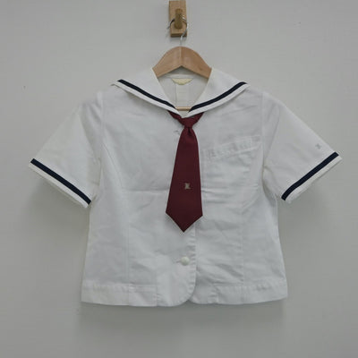 【中古】東京都 東京家政大学附属女子中学校・高等学校 女子制服 3点（セーラー服・スカート）sf014955