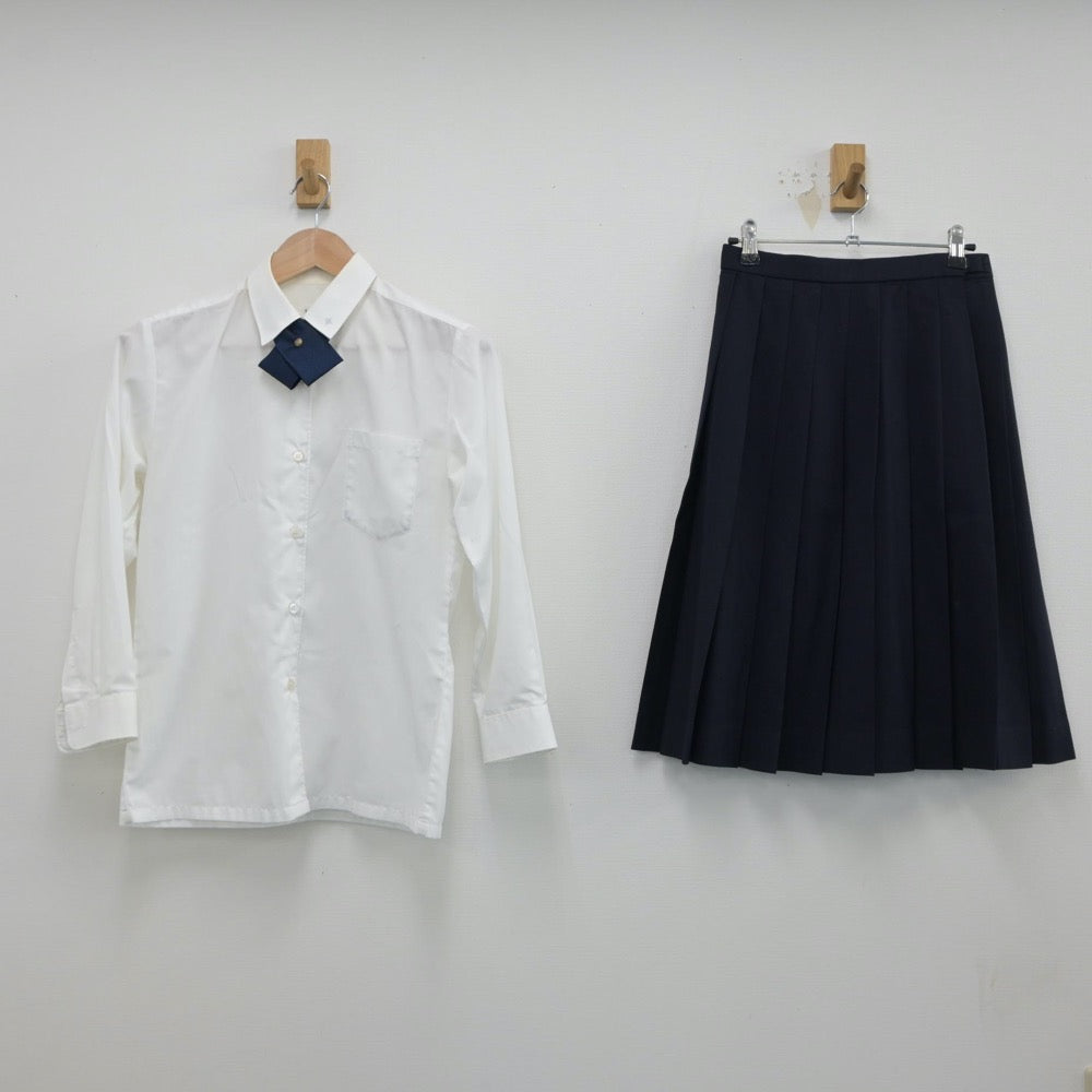 【中古】東京都 東京家政大学附属女子中学校・高等学校 女子制服 4点（ブレザー・シャツ・スカート）sf014956