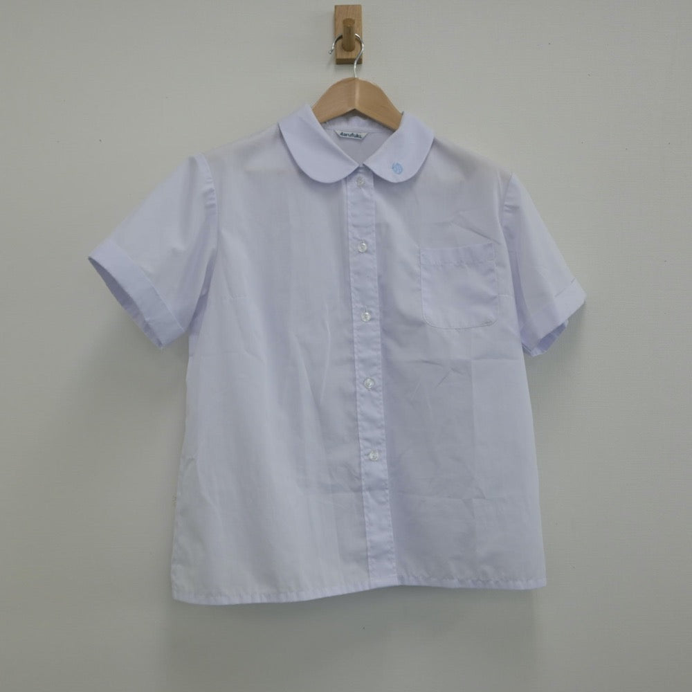 【中古】兵庫県 神戸市立王塚台中学校 女子制服 2点（シャツ・スカート）sf014969