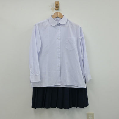 【中古】兵庫県 神戸市立王塚台中学校 女子制服 3点（ブレザー・シャツ・スカート）sf014973