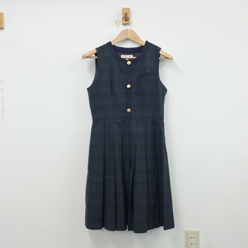 【中古】熊本県 熊本国府高等学校 女子制服 1点（ジャンパースカート）sf014981