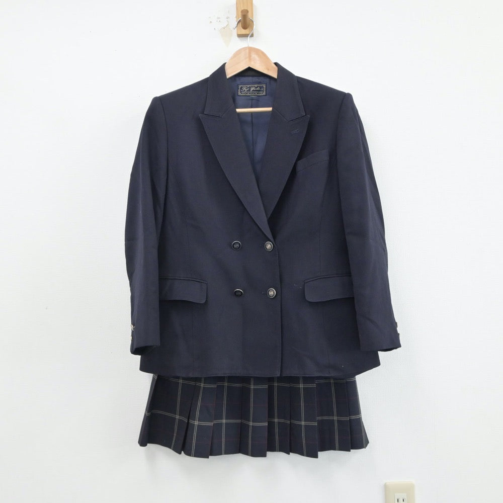 【中古】神奈川県 川崎総合科学高等学校 女子制服 2点（ブレザー・スカート）sf014985