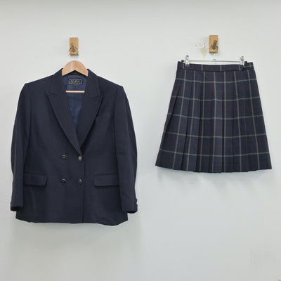 【中古】神奈川県 川崎総合科学高等学校 女子制服 2点（ブレザー・スカート）sf014985