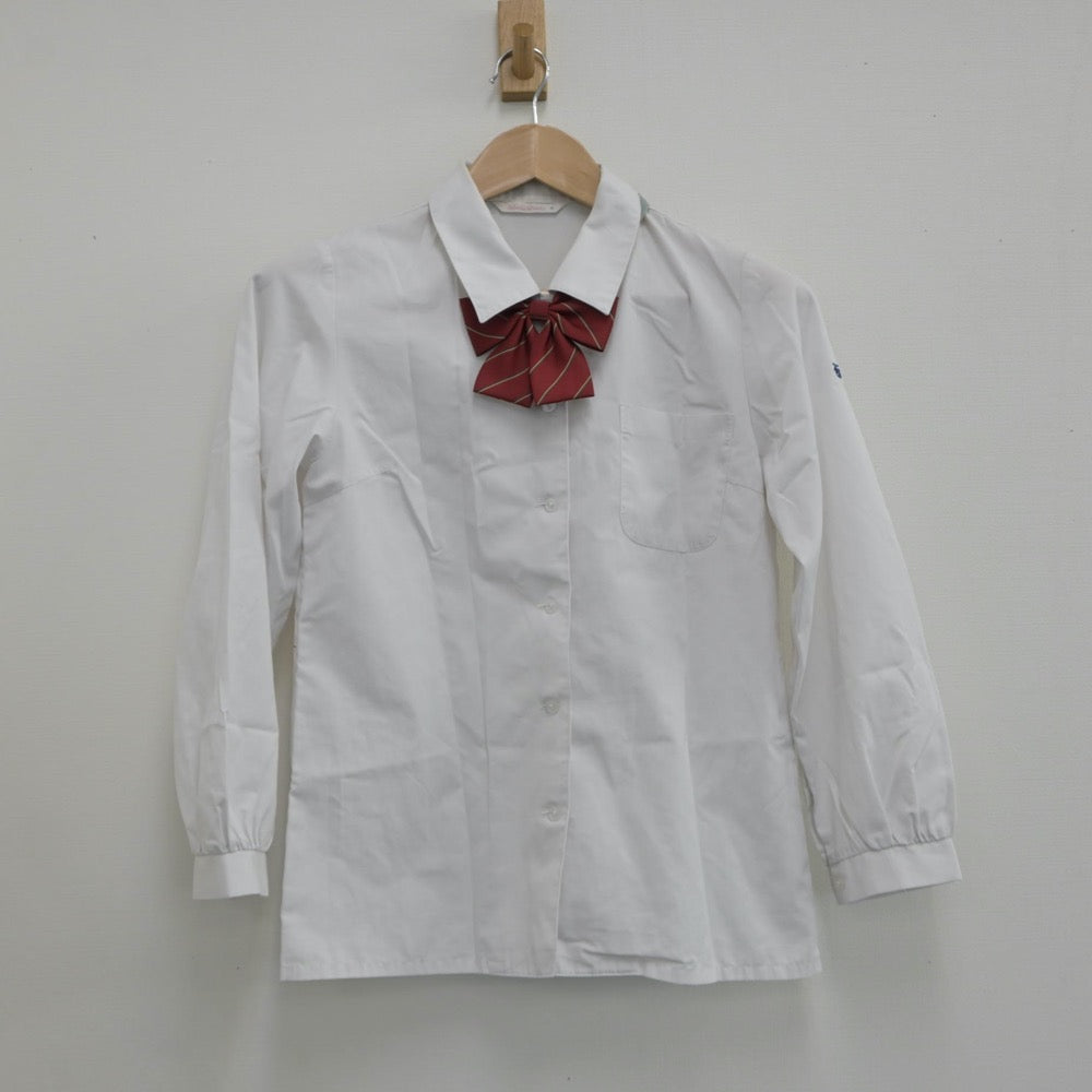 【中古】埼玉県 羽生実業高等学校 女子制服 3点（シャツ・スカート）sf014993