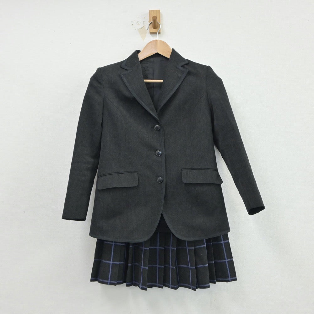 【中古】東京都 嘉悦学園かえつ有明中学校 女子制服 3点（ブレザー・スカート・スカート）sf014995