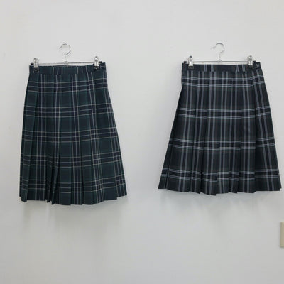 【中古】東京都 文京学院大学女子高等学校 女子制服 2点（スカート・スカート）sf014996