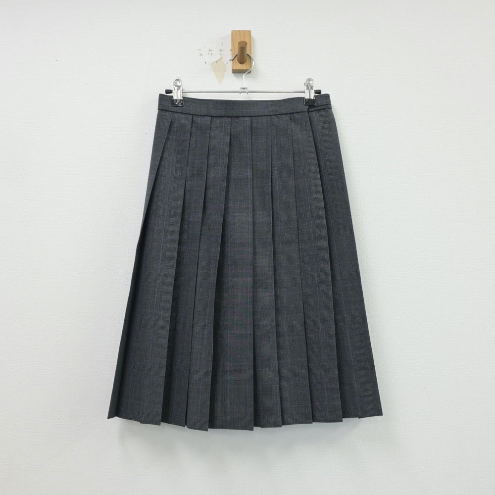 【中古】徳島県 城南高等学校 女子制服 3点（シャツ・ニットベスト・スカート）sf014999