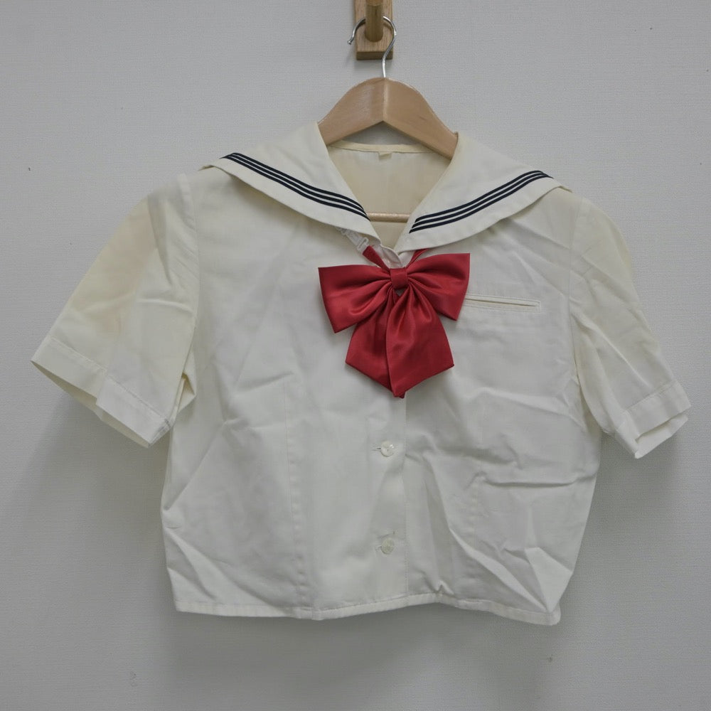 【中古】東京都 小松川高等学校 女子制服 3点（セーラー服・スカート）sf015004