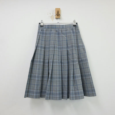 【中古】東京都 目黒学院高等学校 女子制服 5点（シャツ・ニットベスト・スカート）sf015009