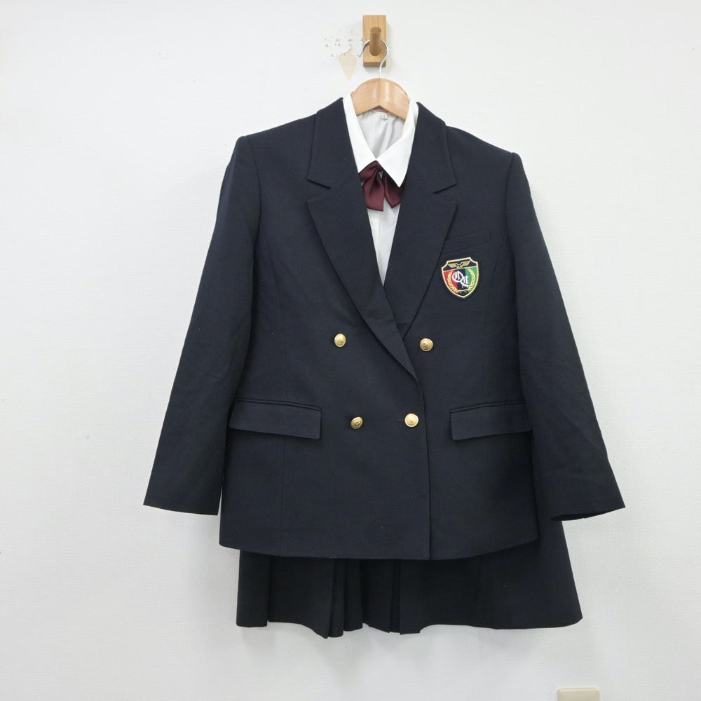 【中古】埼玉県 大宮商業高等学校 女子制服 5点（ブレザー・シャツ・スカート）sf015011