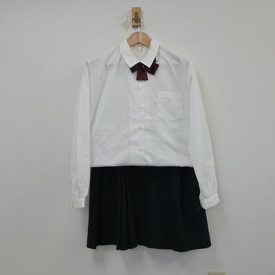 【中古】埼玉県 大宮商業高等学校 女子制服 5点（ブレザー・シャツ・スカート）sf015011